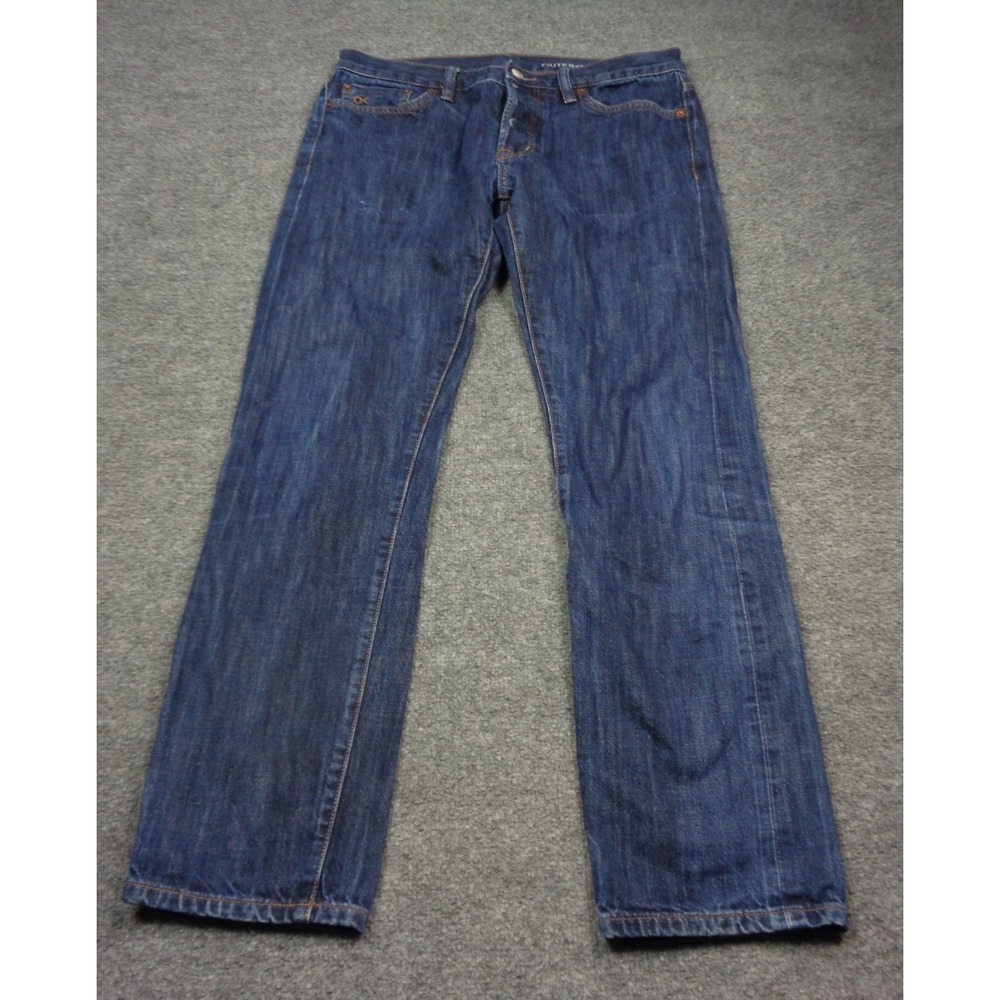 Outerknown SEA Jeans Selvedge Denim Mens 32x32 Button Fly Local Straight Fit